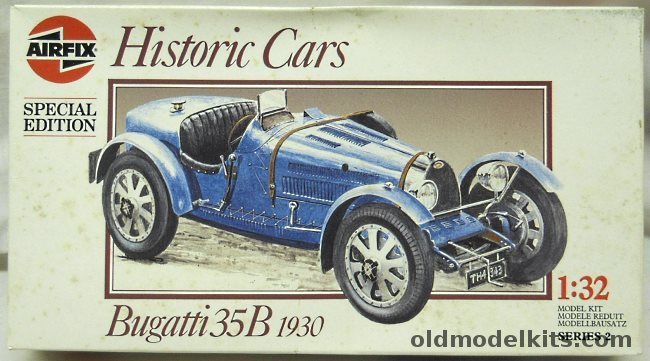 Airfix 1/32 1930 Bugatti 35B, 02451 plastic model kit